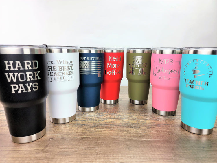 Personalized Yeti or Core Series 20oz and 30oz Tumblers