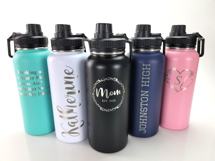 Personalized 32oz Water Bottles