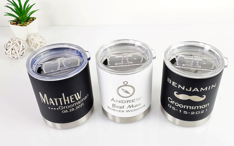 Groomsmen 10oz Lowball