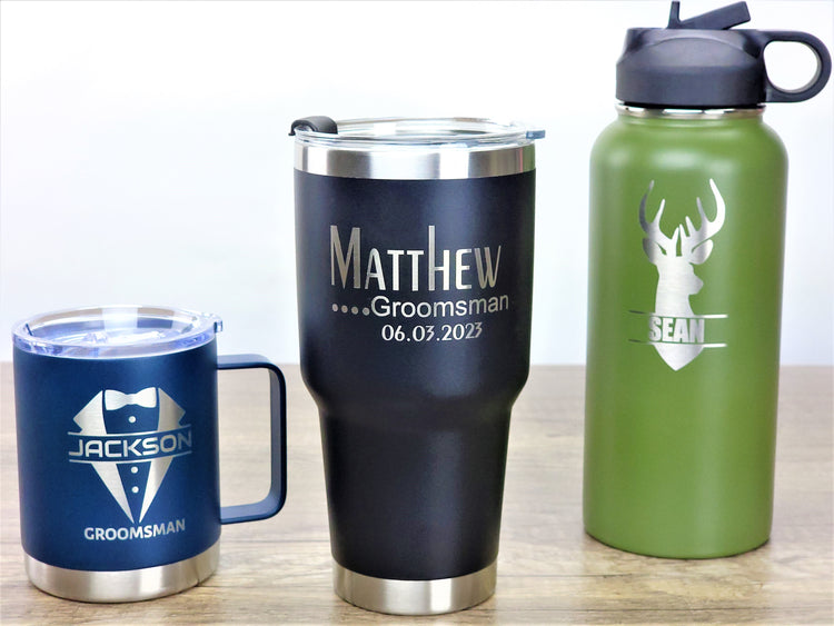 Groomsmen Tumblers/Bottles/Cups