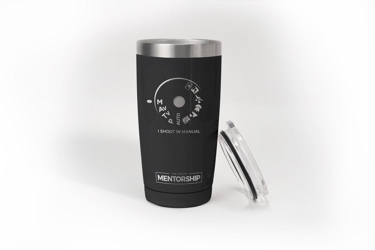 The Photo Mentorship Custom 20oz Tumbler (Black)