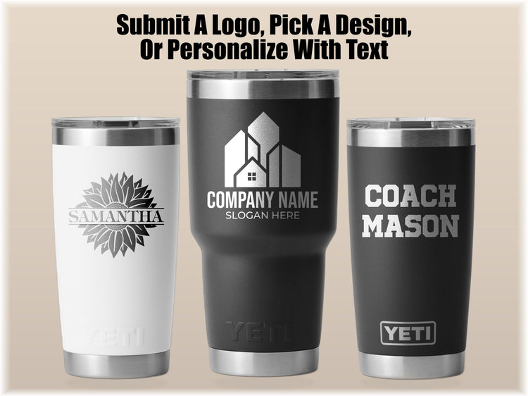 Personalized Yeti or Core Series 20oz and 30oz Tumblers