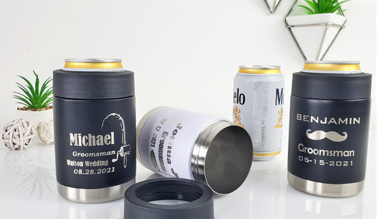 Groomsmen 12oz Can Coolers