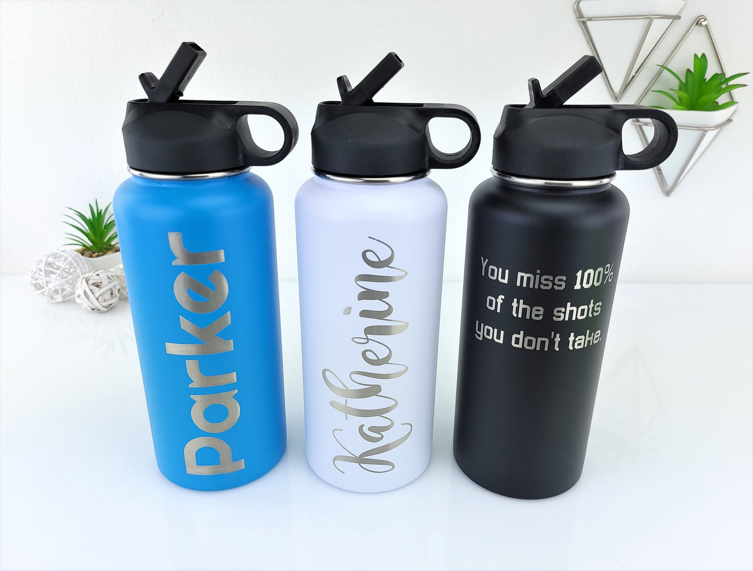 Personalized 24oz Shaker Bottle - Font Options/Name Designs