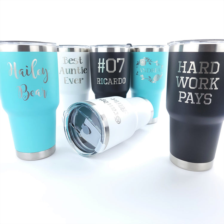 Personalized 30oz Tumblers - Engraving Options