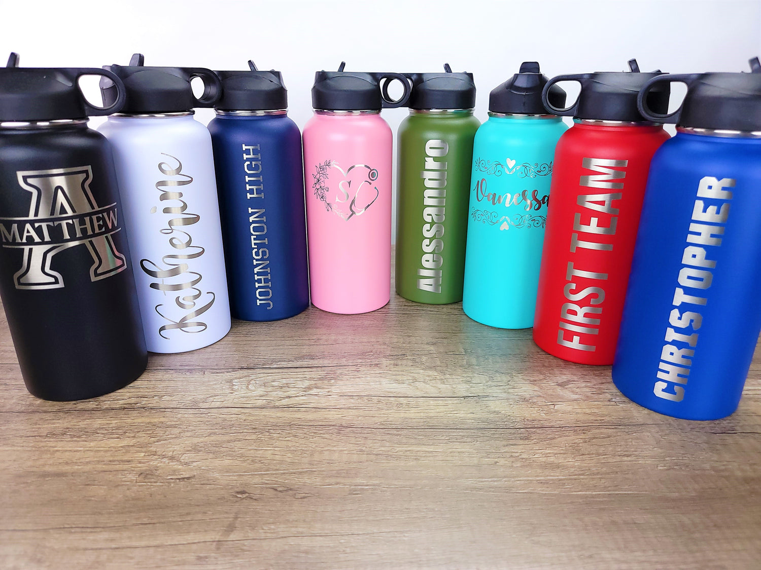 (Gift Set) Personalized Thermos - Laser Engraving