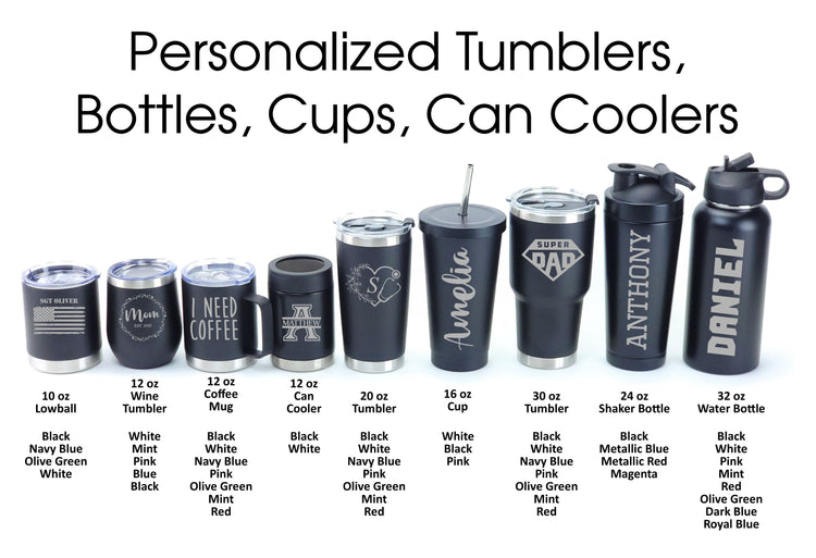 Groomsmen Tumblers/Bottles/Cups