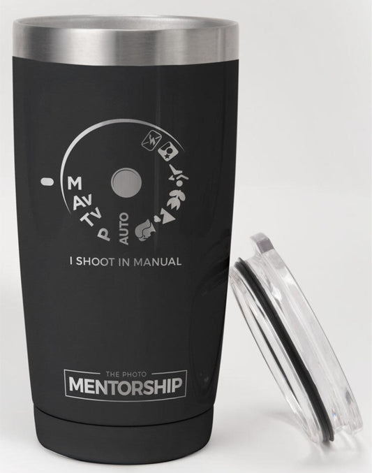 The Photo Mentorship Custom 20oz Tumbler (Black)